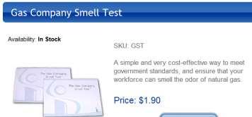 Testing or qualifying a sense of smell