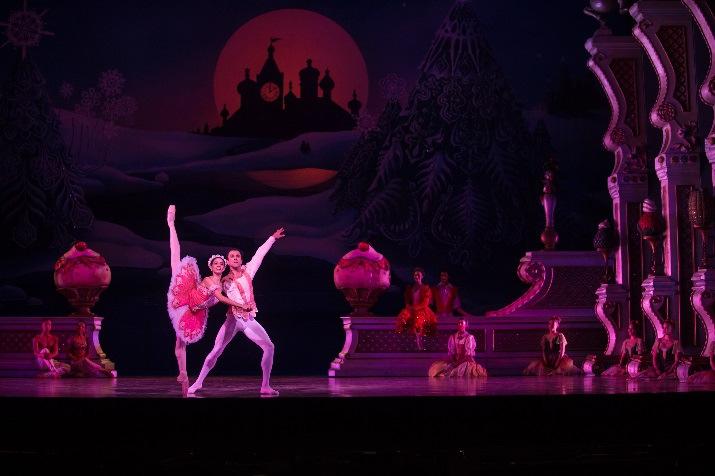 The Nutcracker Choreography by Michael Pink Composed by Pyotr Ilyich Tchaikovsky Photo of Ania Hidalgo as the Snow Queen,