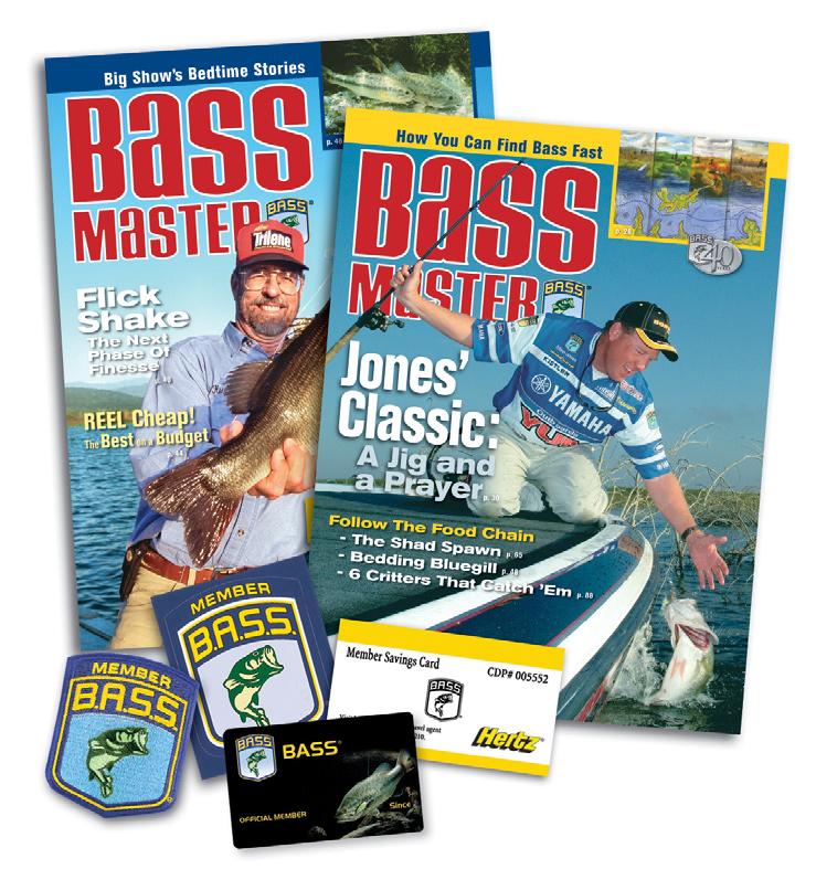 MEMBERSHIP ORGANIZATION BASS offers a Membership Program that is currently over 500,00 members strong. - Anglers who join BASS can take advantage of exclusive member benefits.