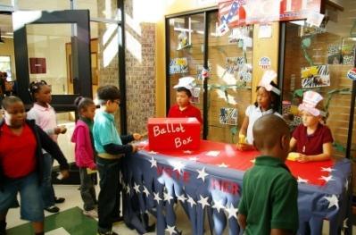 Masters orchestrated a Mock election for our Southside students on Tuesday morning.