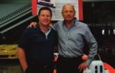 Zak Brown and Ron Dennis Chairman of McLaren Automotive and McLaren
