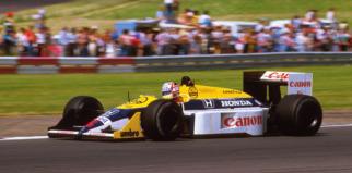 1987 Williams FW11B The FW11B was driven by Nigel Mansell when he came second in the
