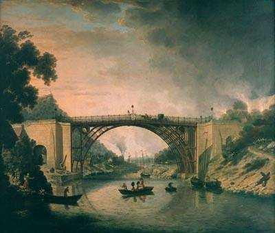 1777 Abraham Darby III began construction of the World s first iron bridge.