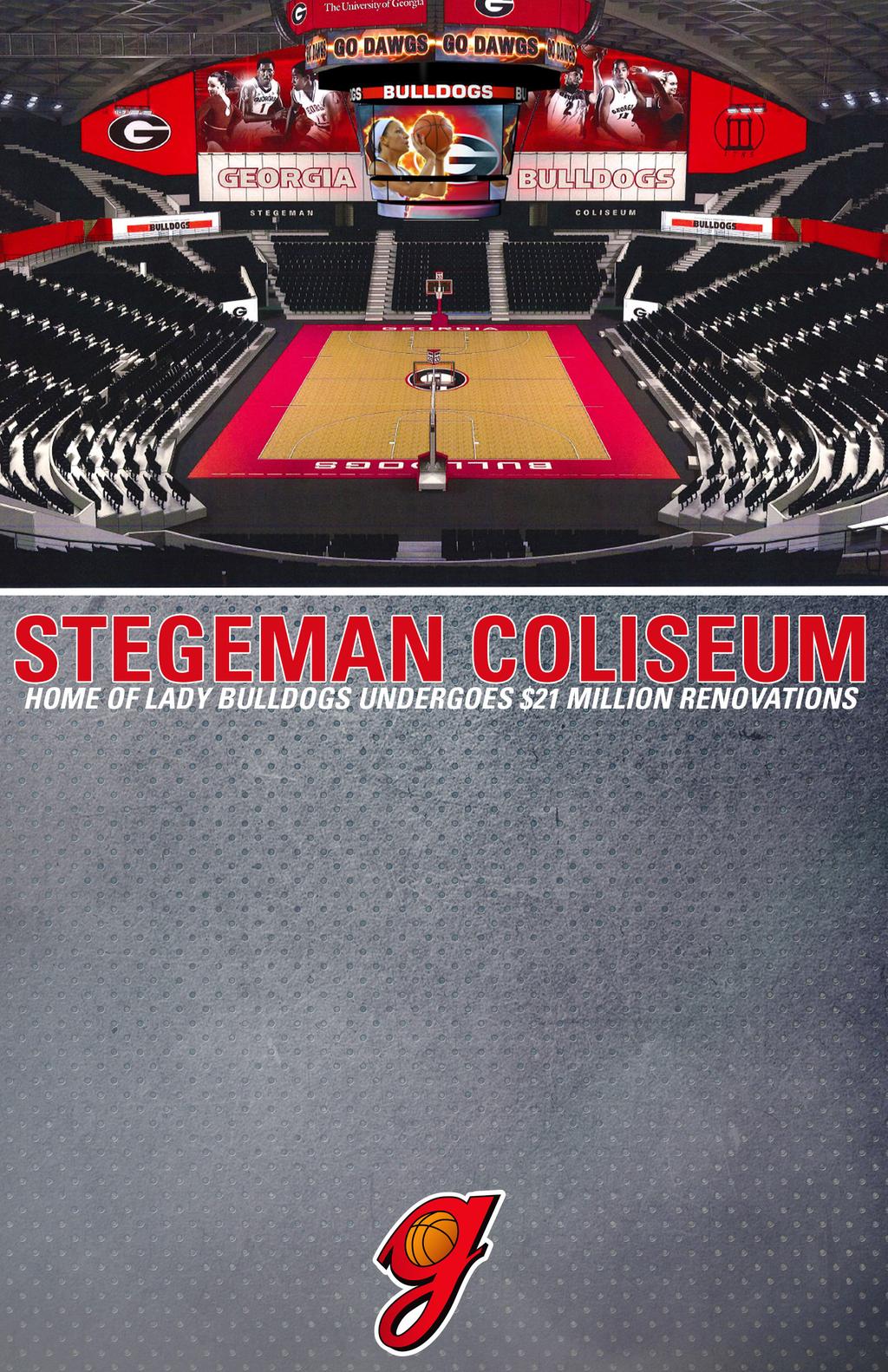 Stegeman Coliseum is undergoing major renovations this summer. Work began recently on Phase II of the approximately $8-million project to the Coliseum s interior.