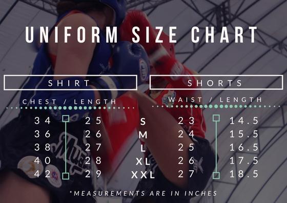 11. Muaythai WUC Athlete Uniform In order to ensure that all athletes will be dressed in accordance with IFMA Rules & Regulations on competition attire, teams are encouraged to purchase the IFMA