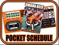 Print Opportunities Pocket Schedule: Ad will be distributed to over 50,000 fans & media Ads will be