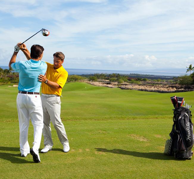 Clinics, Lessons and Activities Complimentary Clinics Hone your short game with personalized instruction from Hualālai Golf Professionals at our biweekly clinic for chipping, pitching and sand play.