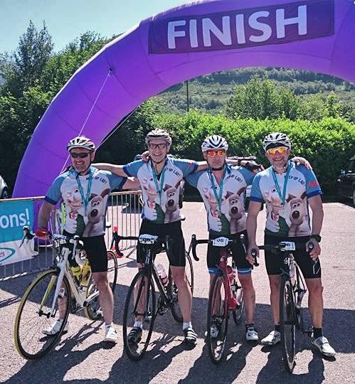The Challenge The challenge is for a team of four to complete a 12 mile walk to the summit of Ben Nevis and back, two cycle legs totalling 25 miles and a canoe section on the spectacular Loch Lochy.