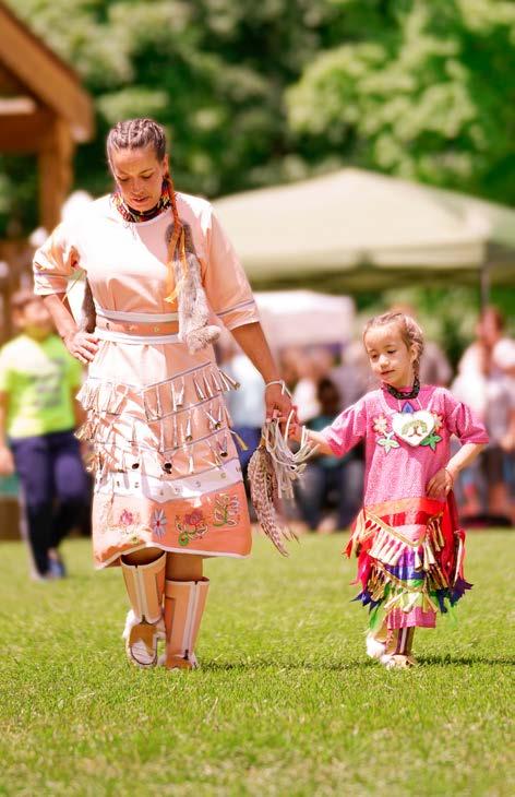 The story about the jingle dress says a medicine man s granddaughter was very ill.