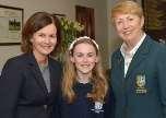 ALL IRELAND SCHOOLS SENIOR CUP Well done to Jenny Demmel who won the best net senior prize at