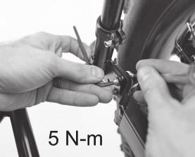 Frame. Tighten the RackLock bolts to 4 N-m. 5E: If U-Tubes are being installed, install them now. See the U-Tube LT2 Assembly Guide for more information.