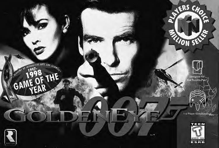 G oldeneye 007 is a first-person shooter video game developed by Rare and based on the 1995 James