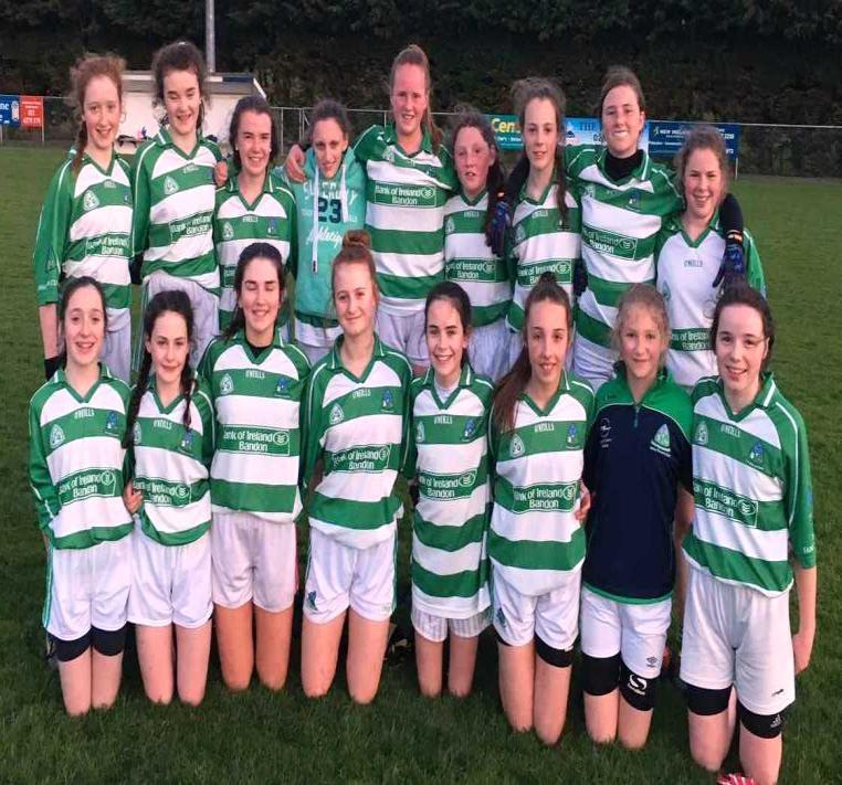 14A Ladies Football League The Ladies U14A season finally resumed last week with two League games against Castlehaven last Wednesday and Courcey Rover on Friday.