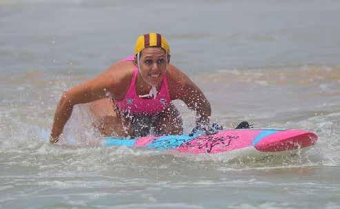 But Alex is still coaching the nippers at Cronulla. She had been competing in the Ocean6 board series and showing consistency.