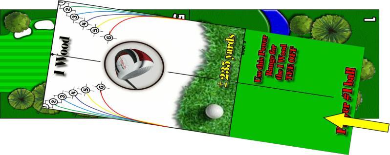 the BALL on it. The line on the club card should match up with the line on the Player card. 2.