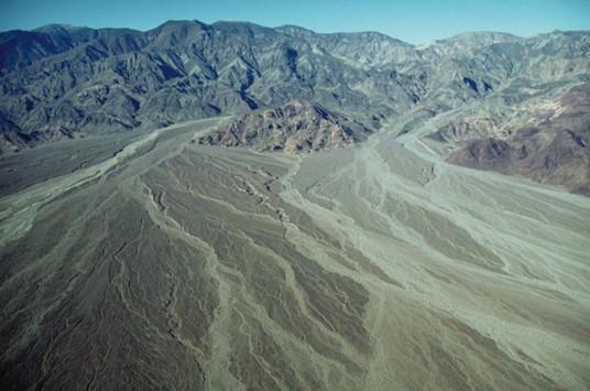 Characteristics of Deserts Mass Wasting, Streams, and Groundwater Running water is the major
