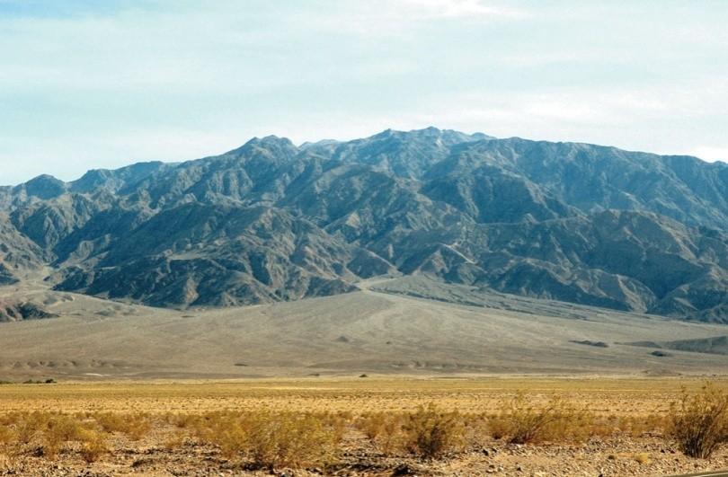 Desert Landforms Alluvial fans are fan-shaped sedimentary deposits.