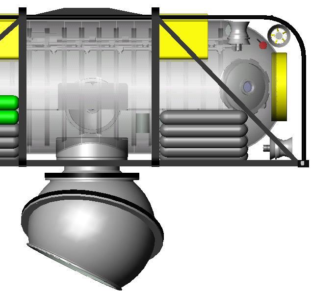 Submersible attaches via bolted flange