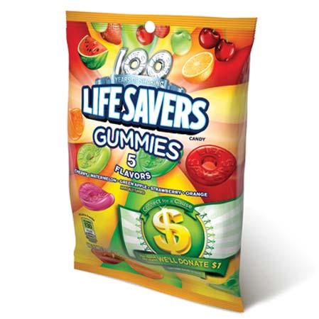 news page People have shared Life Savers for 100 years. More than 46 billion Life Savers are now made each year! There have been over 40 different fl avors made.