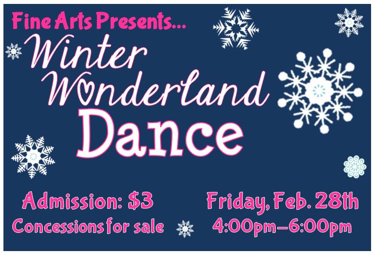 the school's Winter Wonderland Dance.