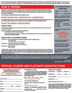 Photocopied pledge forms will be accepted at all times and pledge forms will be