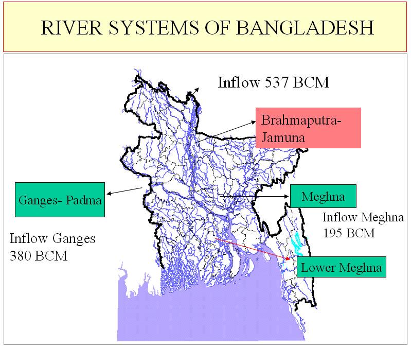 Rivers: Total=230, Major=3, 57 are transboundary rivers coming from India