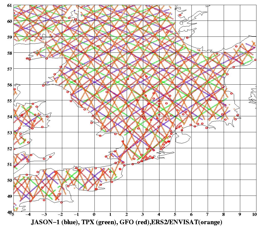 MIKE 21 Toolbox Due to the relatively coarse track spacing of the TOPEX/Poseidon satellite (2.9 315 km at equator), empirical models from TOPEX/Poseidon are primarily useful for open ocean tides.