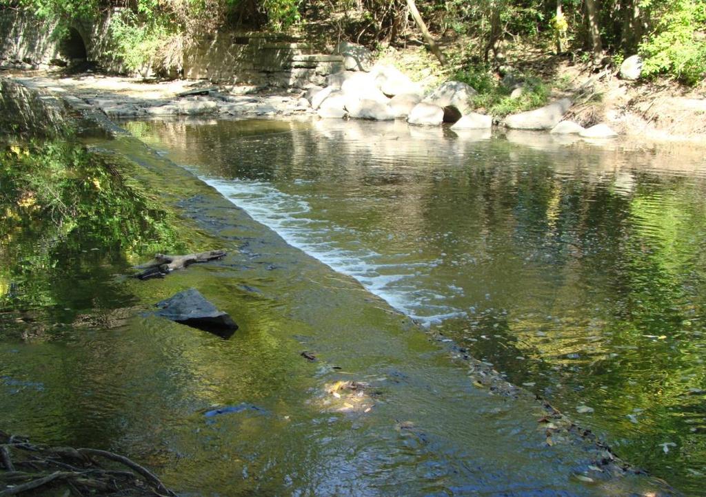Menomonee River Pkwy ~2 feet wide;