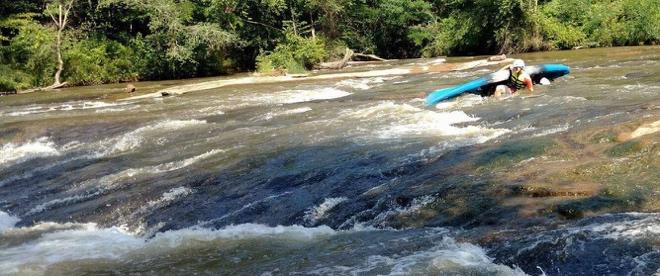 rapids in kayaks under the supervision of trained guides. Participants will do sections of the South, Yellow, Ocmulgee, and Alcovy Rivers.