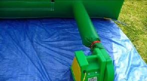 for customer use. Keep a log of inspections For all inflatables inspect for the following Inspect each anchor point to ensure it is snug, Inspect for worn or cut straps, missing D rings.