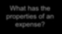 Dictionary How do we identify expense?