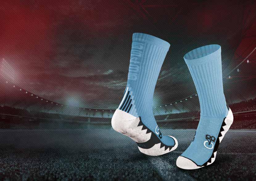 Premier Featuring: TECHNOLOGY G48 GripSocks are a revolutionary sports sock designed to give maximum stability and true grip instantly as required by the athelete.