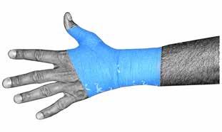 GOALKEEPER S WRIST AND FINGER PROTECTION TAPE Premier Sock Tape s Goalkeeper s Wrist and Finger Protection Tape is designed to allow the