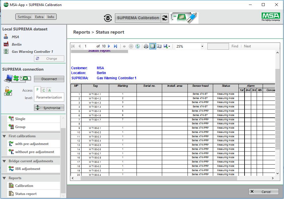 Reports Button Action Refresh Print Print Layout (to choose page size for the print) Page Setup (to preview print), click again on icon to leave preview Export, as Excel, PDF or WORD file 11.