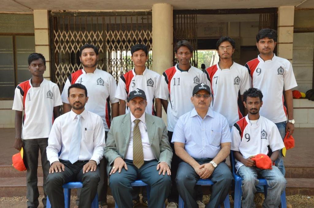 Men team participated in Volleyball inter Collegiate tournament