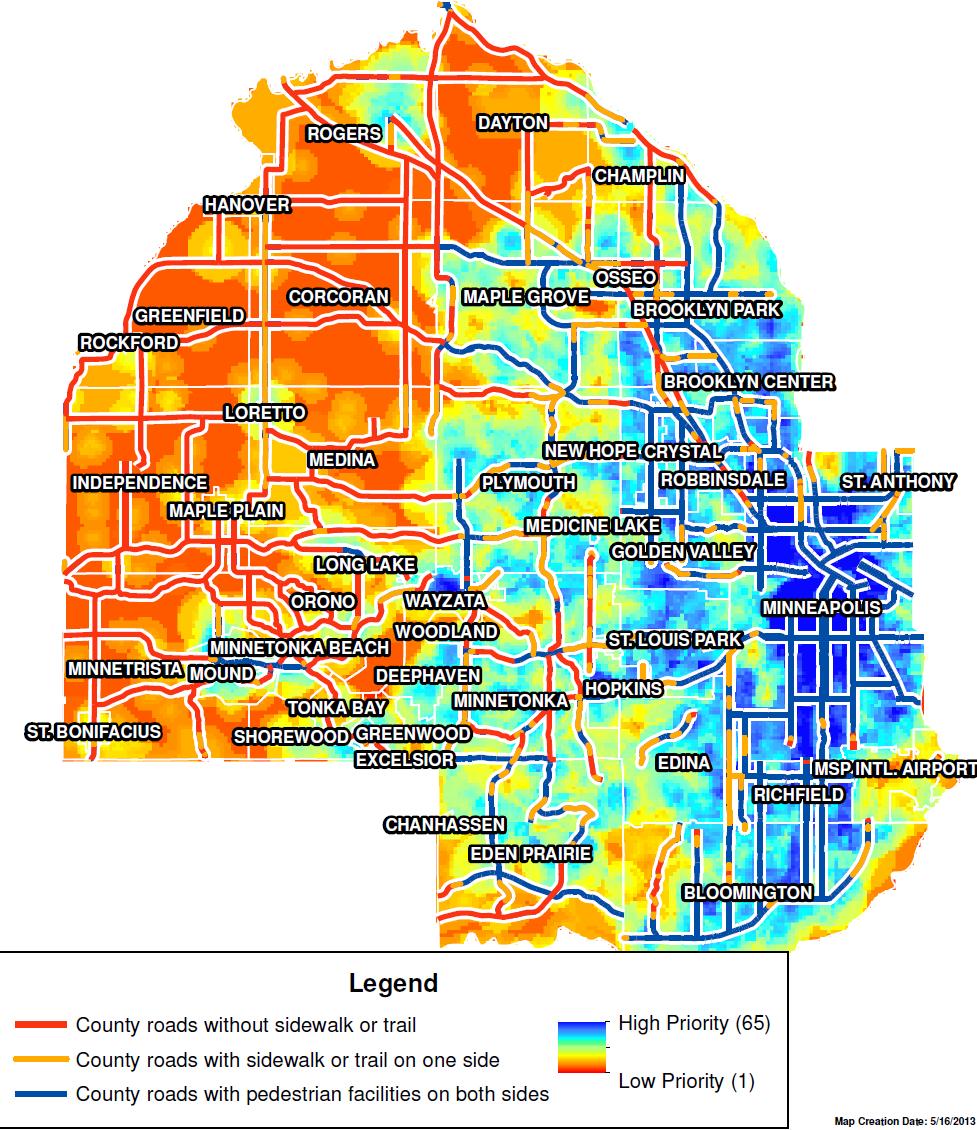 Priority implementation areas Minneapolis and 1 st
