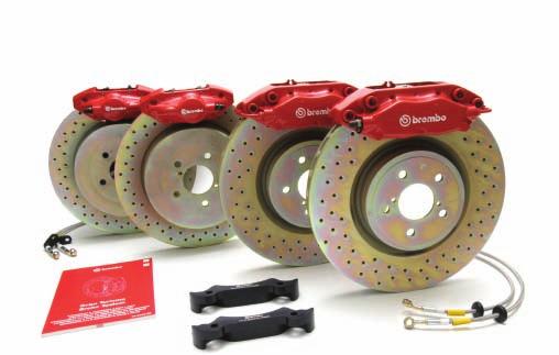 R The common thread in all of our Championships is Brembo brakes. On the race track the passing is not done on acceleration, it s done under braking.