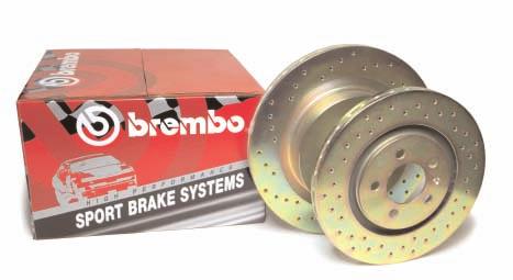 R SPORT BRAKE SYSTEM Brembo Sport brake systems are designed to fit under the factory wheels and tires utilizing the original calipers to