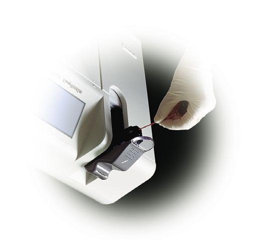 ...Easy to use Blood gas analyzer operation has never been simpler The Universal Sampler adapts to both syringe and capillary samples.