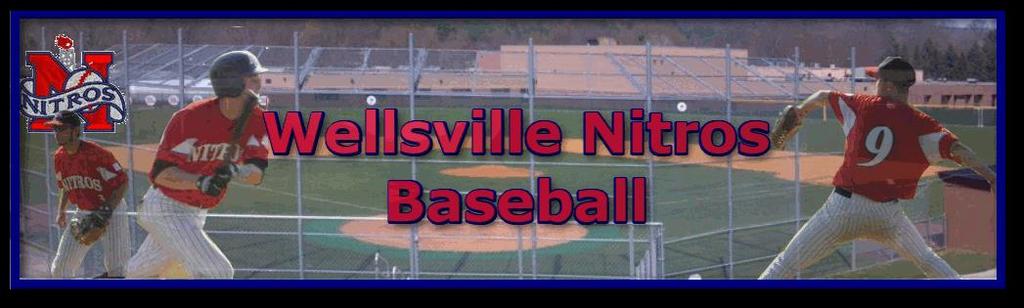 Wellsville Nitros Baseball The Nitros are part of the New York Collegiate Baseball League. The team plays against teams from Syracuse, Sherrill, Houghton, Olean, Hornell, Rochester, Cortland and Rome.
