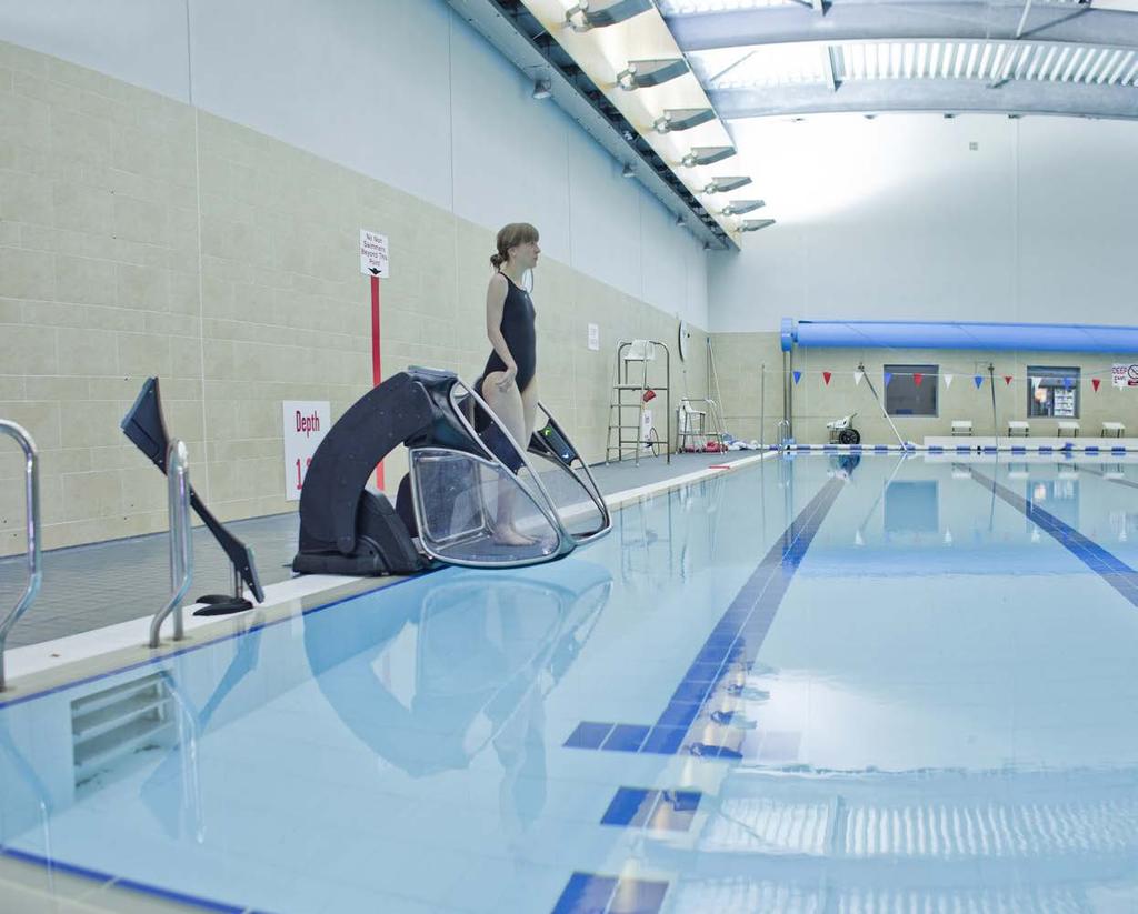 Poolpod provides dignified, independent access to swimming pools.