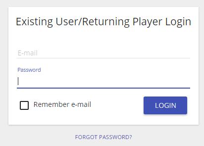 - Enter an email address that you have frequent access to and create a password for your account. - Click REGISTER.