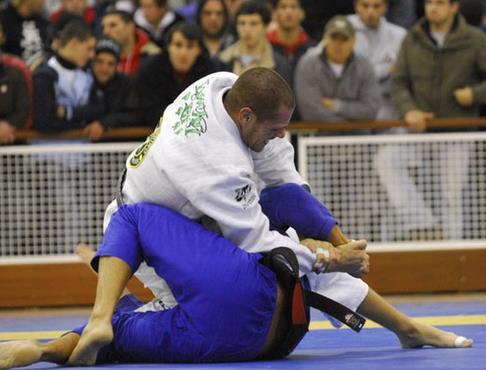 An example of a joint lock, the Kimura: Choke Holds There are two varieties
