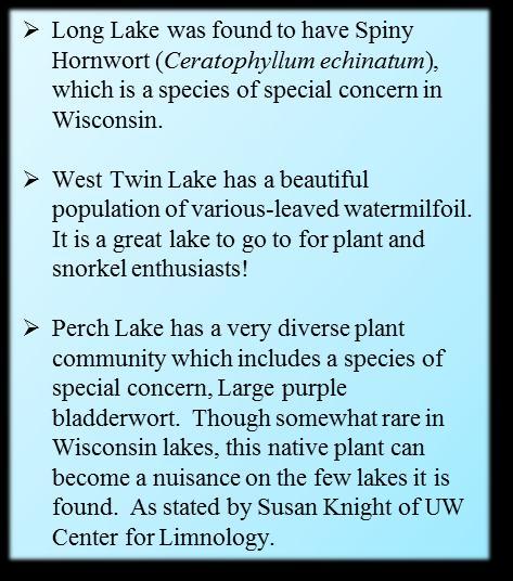 We are still awaiting the results of the Zebra Mussel and Spiny water flea tows, but the on-site data collection showed no new invasives in any of the lakes.
