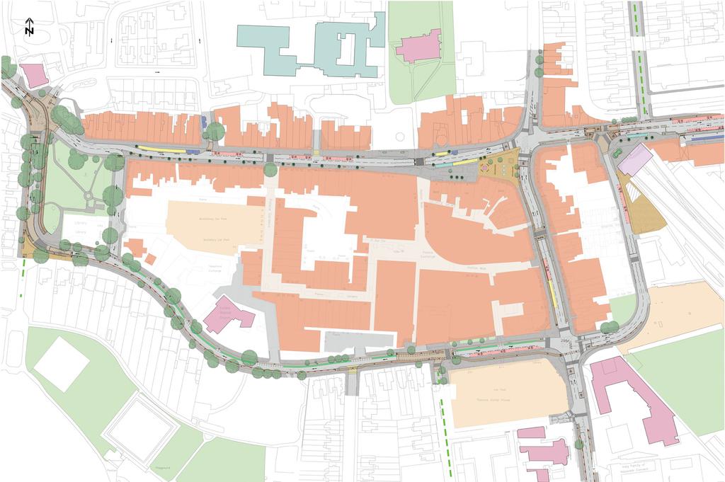 TOWN A GUIDE TO THE REVISED DESIGN We have listened to what you had to say about our Cycle Enfield proposals for Enfield Town and have revised the design.