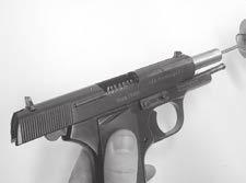 7. IF YOU DO NOT WISH TO FIRE THE PISTOL AFTER LOADING, UNLOAD IT IMMEDIATELY. See Unloading Instructions. NEVER CARRY, HANDLE, OR CLEAN THIS PISTOL WITH A LOADED CARTRIDGE IN THE CHAMBER.