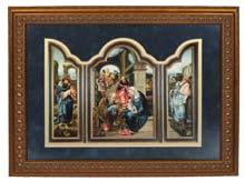 in an Ornate Gold Frame The Virgin, After