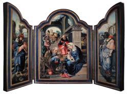 Jesus Triptych Plaque