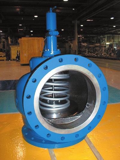 SAPAG A soft sealed atmospheric safety valve with large flow capacity and soft seat tightness for steam condenser and turbine applications Features The Sapag Series 1100 steam safety valve is used