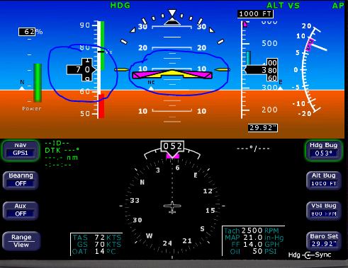 Takeoff- align the aircraft with the centerline of the runway, and once the instructor says Max Power apply full power smoothly. At 70 knots the aircraft is now ready for flight.